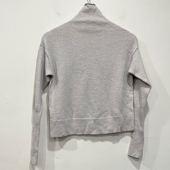 Aritzia Wilfred Cyprie Merino Wool Sweater in Light Heathered Grey S - Picture 10 of 11